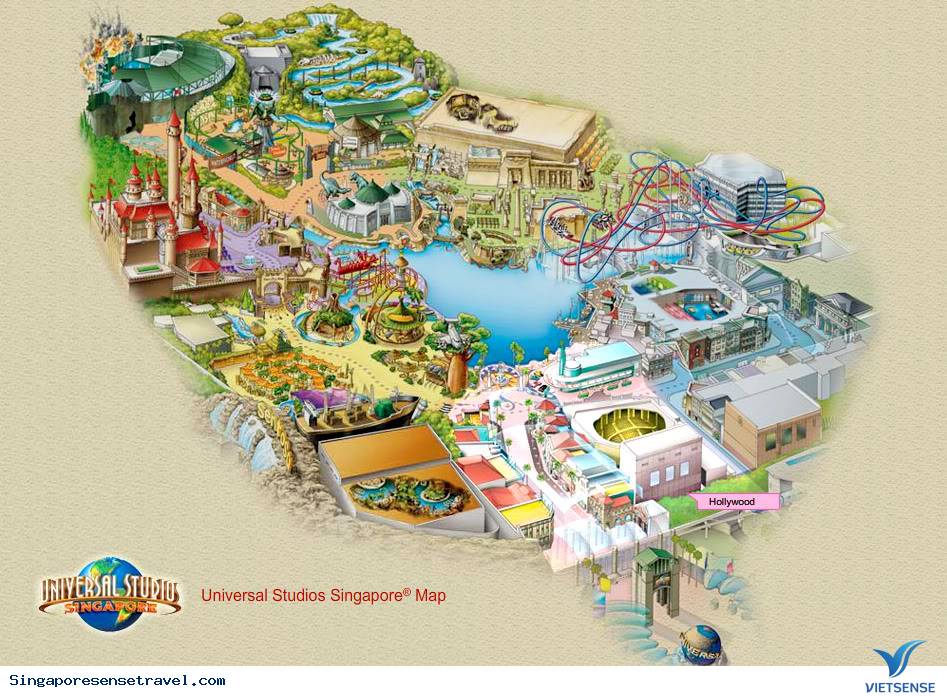 Universal Studio Singapore - Ảnh 3 Du lịch Singapore - Universal Studio Singapore