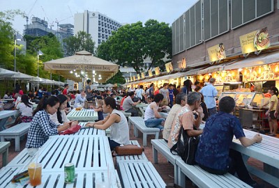 Khu ăn uống ngoài trời ít người biết ở Singapore Khu ăn uống ngoài trời ít người biết ở Singapore