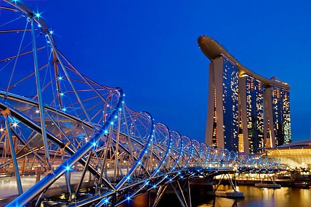 Check in trên những cây cầu ở Singapore