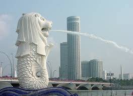 MerLion biểu tượng của đảo quốc Singapore