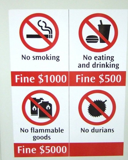 Những điều cấm kỵ tại Singapore