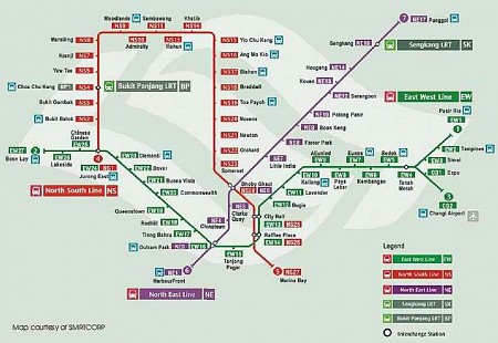 Khám phá tiện ích và hiện đại với xe điện ngầm MRT của Singapore