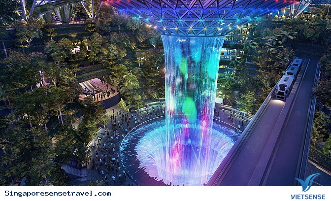 Công viên trong sân bay ở Singapore - Ảnh 1