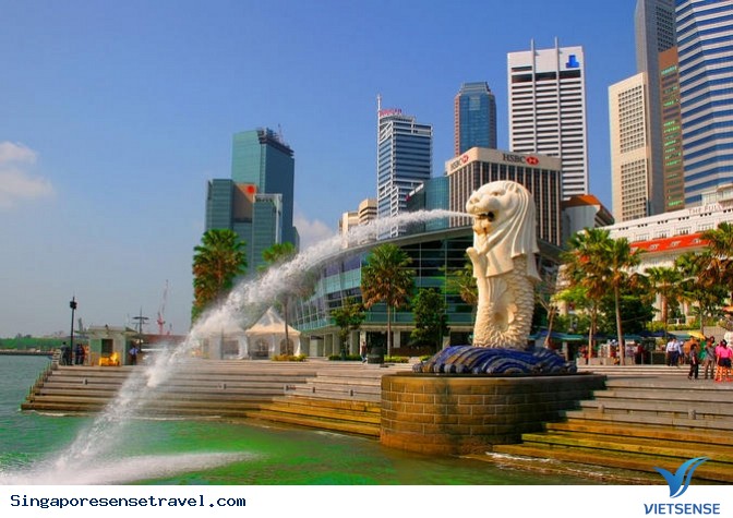 Công viên sư tử biển Merlion Park Công viên sư tử biển Merlion Park