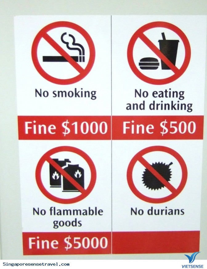 Những điều cấm kỵ tại Singapore - Ảnh 1