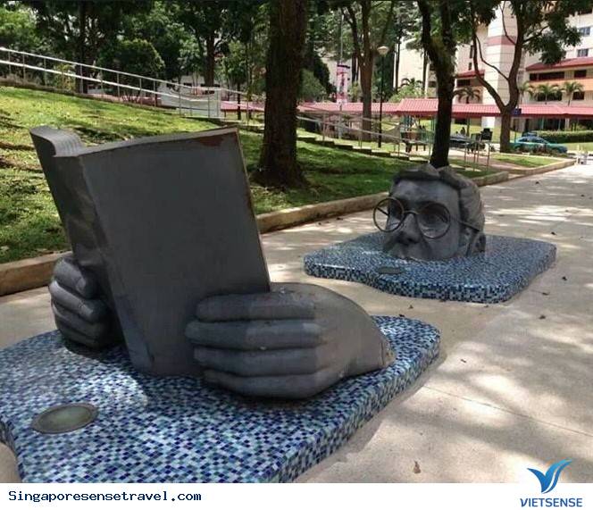 Những tác phẩm đường phố công cộng ở Singapore - Ảnh 4