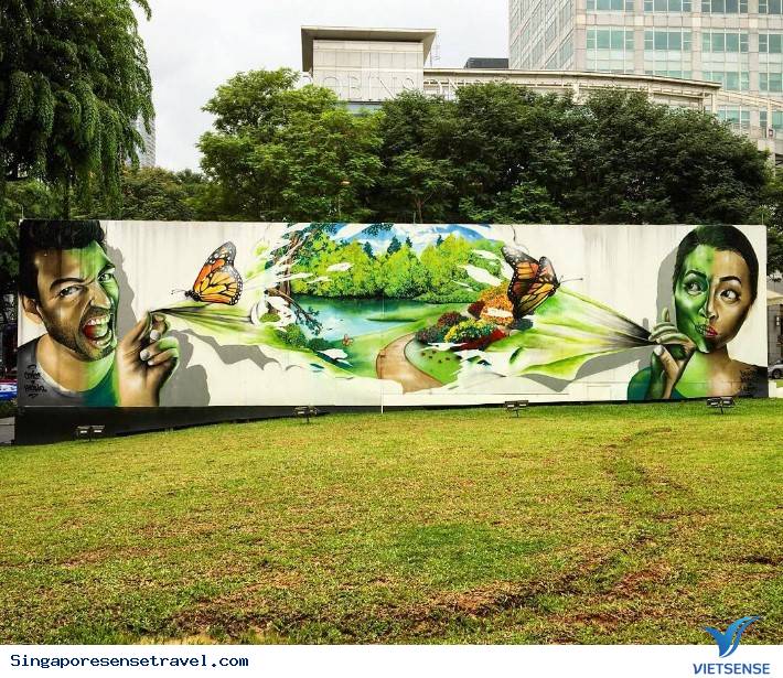 Những tác phẩm đường phố công cộng ở Singapore - Ảnh 5