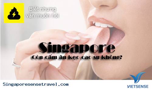 Singapore còn cấm ăn kẹo cao su? - Ảnh 1 Singapore còn cấm ăn kẹo cao su? - Ảnh 1