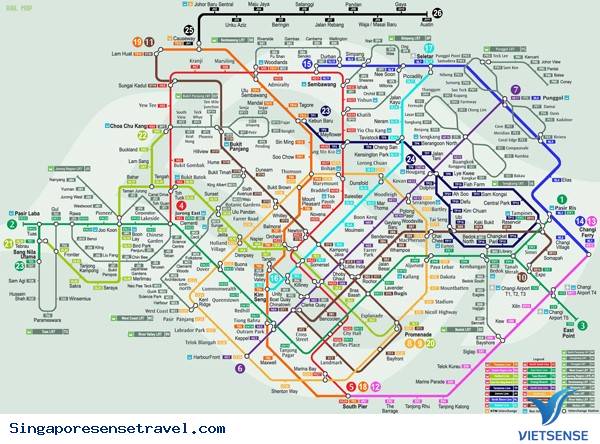 Thông Thạo Du Lịch Singapore Đơn Giản Hơn Chỉ Với MRT